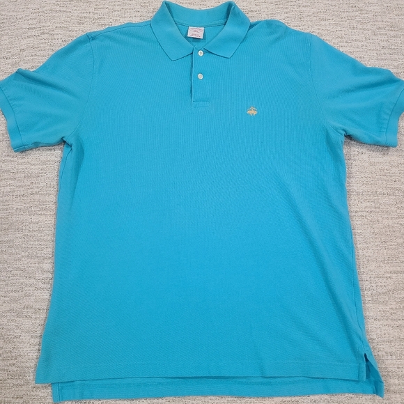 Brooks Brothers 346 & Performance Polo Shirts Lot Of 3 Size Large Mens Blue Red - Picture 6 of 16